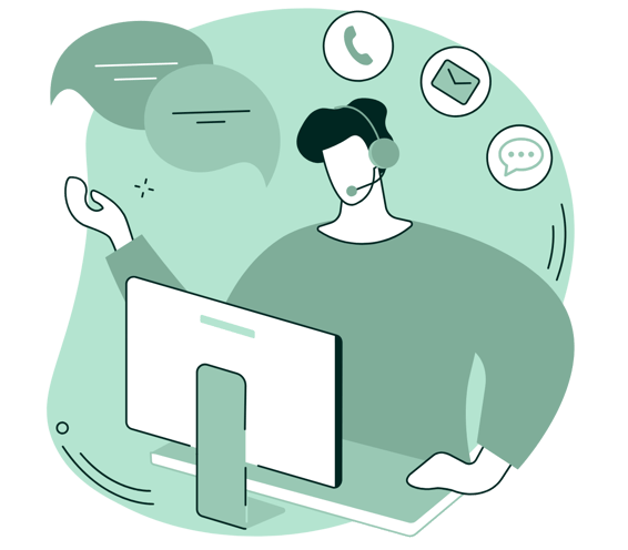 TALK- contact graphic